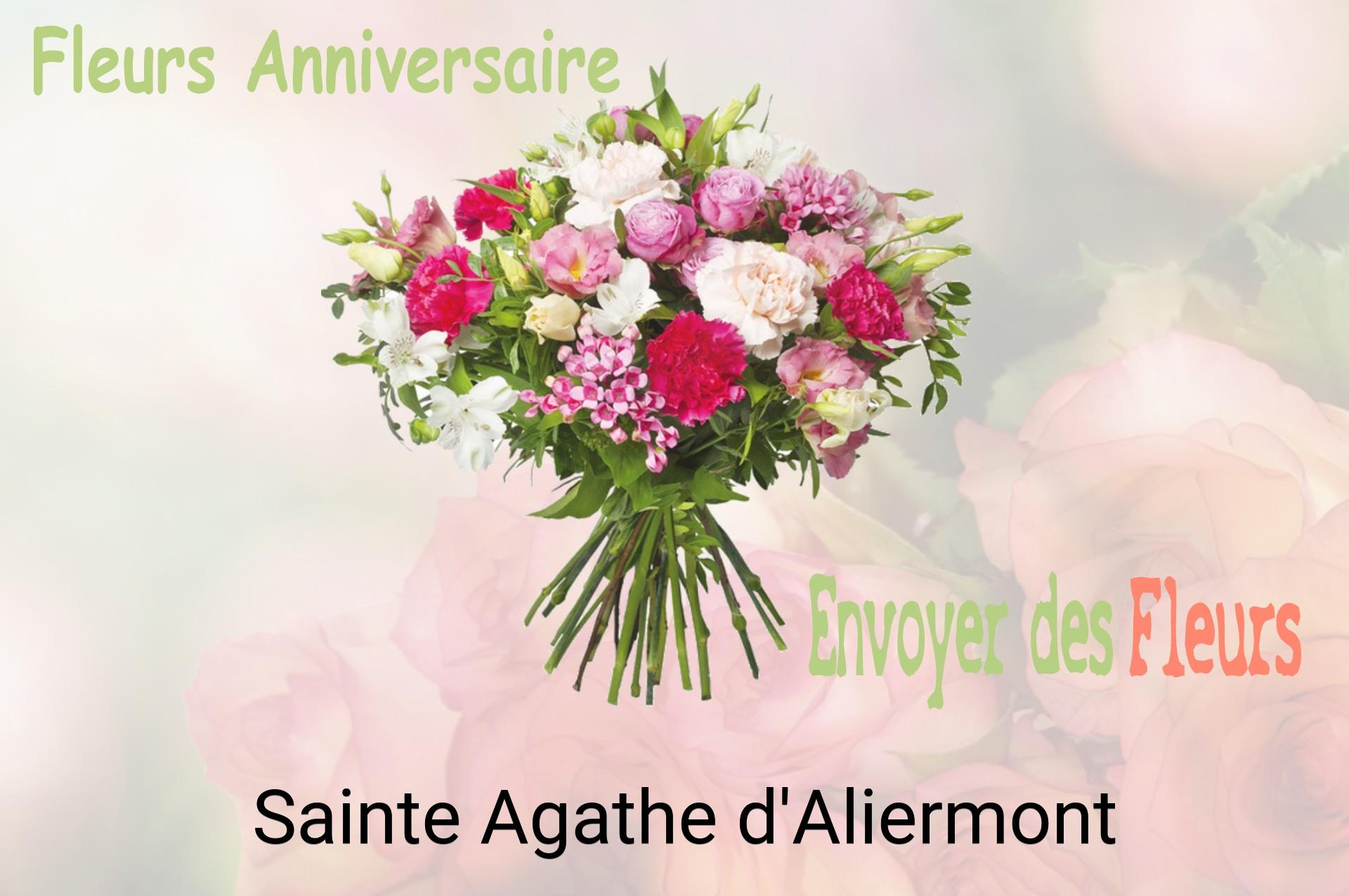 Bouquet de fleurs d’anniversaire livré à Sainte-Agathe-d'Aliermont