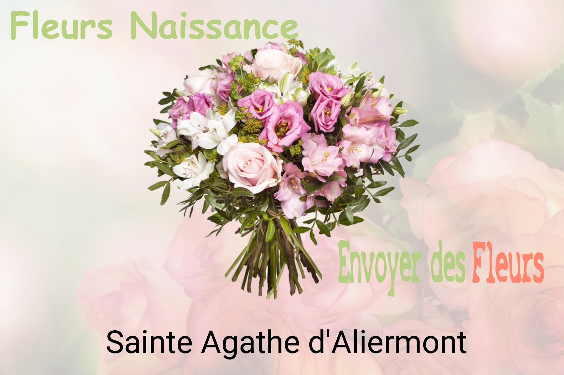 Bouquet de fleurs de naissance livré à Sainte-Agathe-d'Aliermont